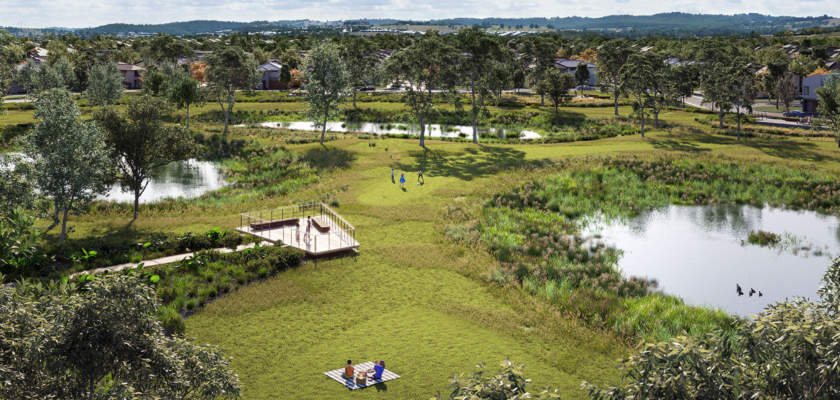 Maple Grove Wetland Artist Impression