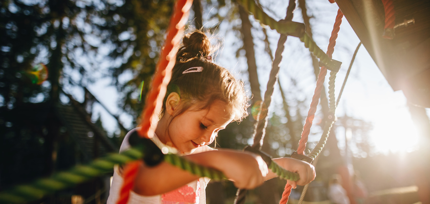 Robinson Grove, Bellevue, child playing on the playground