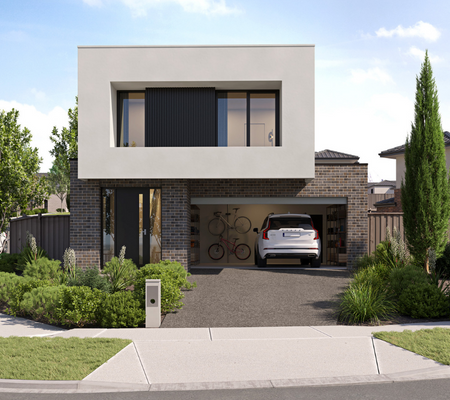 St Helena Place, St Helena artist impression front of two storey home.