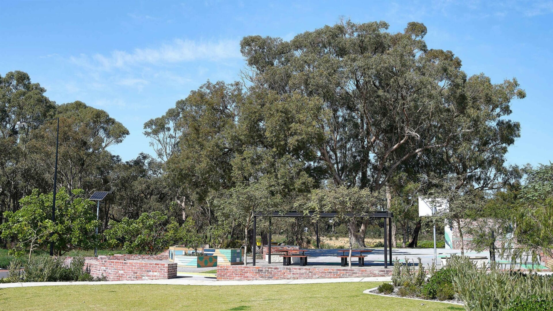 Cassia, Kwinana local park showing basket ball court