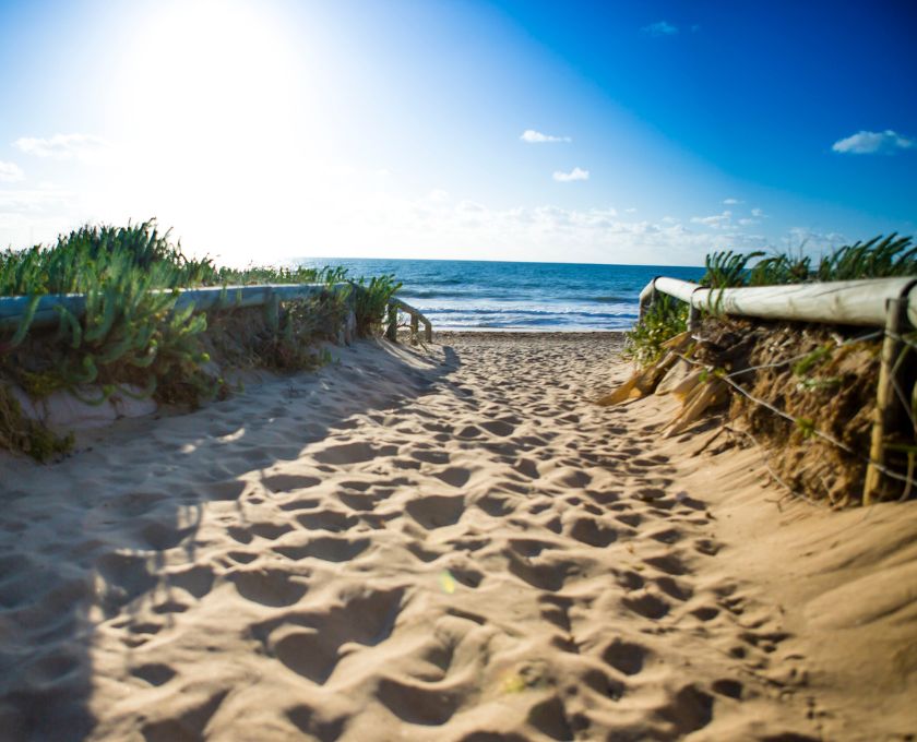Ocean Hill, Lakelands, entry to the beach