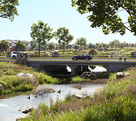 Bluestone, Tarneit artist impression of public open space