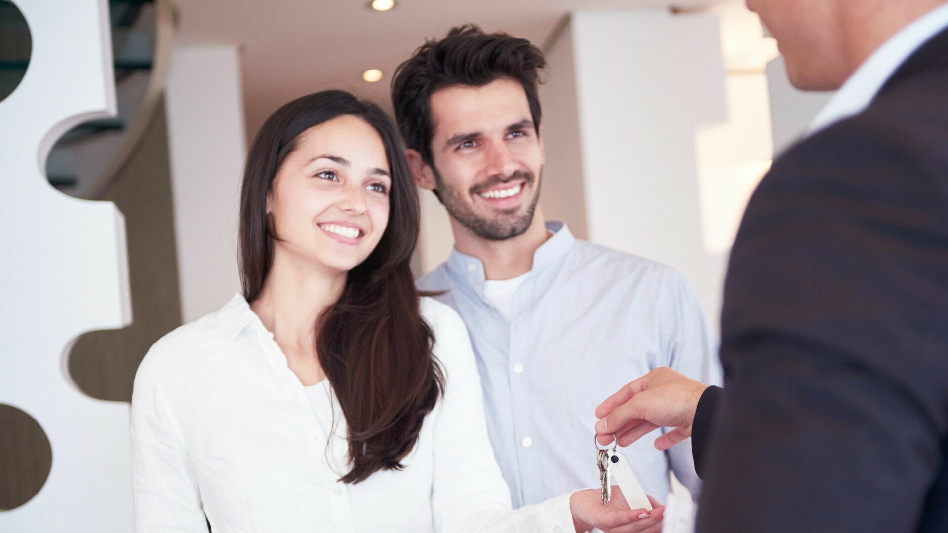 Florence, Mandogalup, young couple getting the keys to their first home