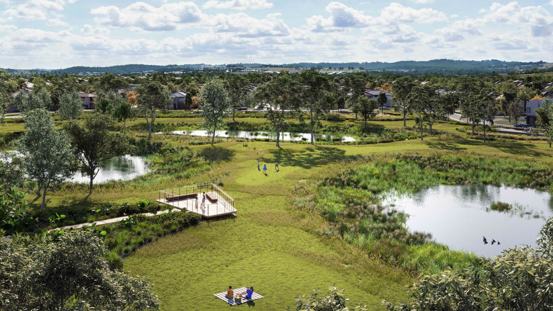 Maple Grove, Pakenham artist impression of public open space v2.
