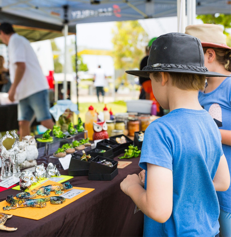 Allara, Eglinton Kanga Markets community event.