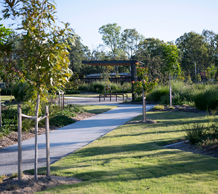 Ripley Valley, Ripley walkway in local park.