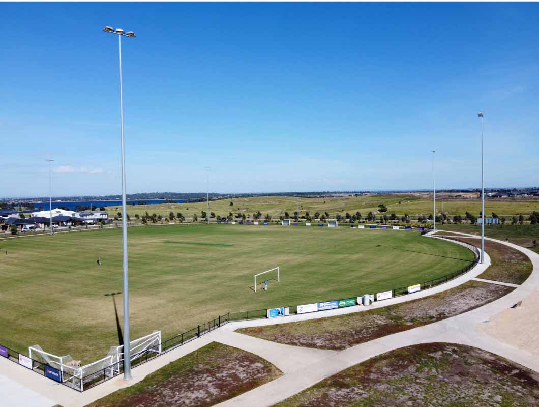 True North, Greenvale football oval.
