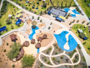 Allara, Eglinton Revolution park aerial view.