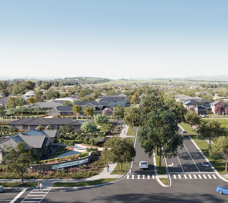 Botanical, Mickleham artist impression of the entrance for Botanical Evergreen