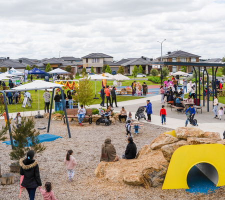 Botanical, Mickleham community event at playground.