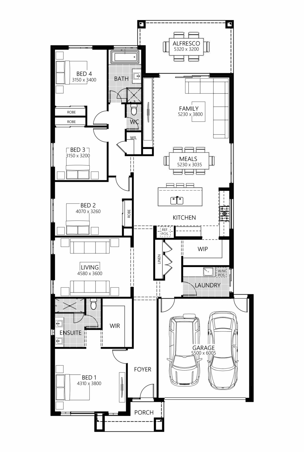 Botanical, Mickleham Bliss Facade Floorplan