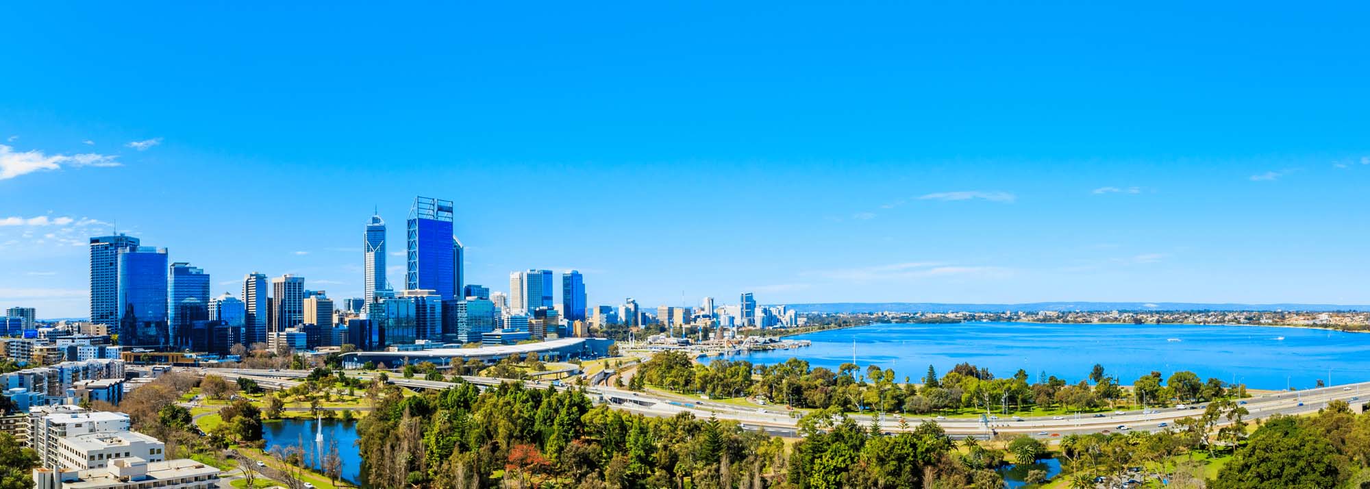 Perth city views from Kings Park