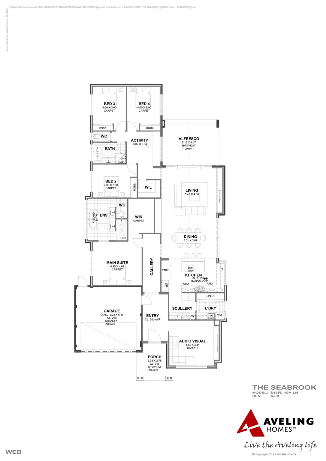 Seabrook floorplan