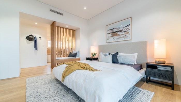 The Vista master bedroom