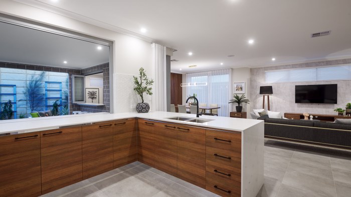 Affordable Living Homes The Palm Springs kitchen