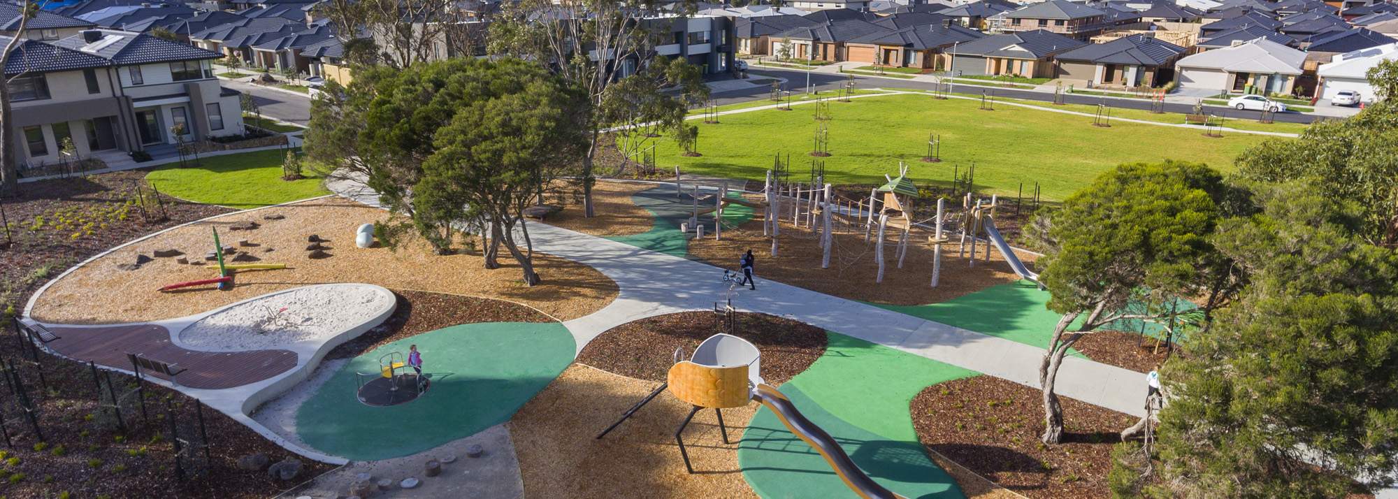 Arcadia, Officer artist impression of local park