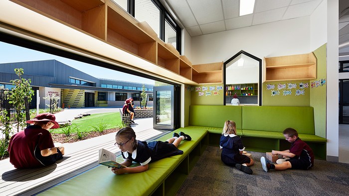 Bridgewood Primary School v3 library and out door sitting area