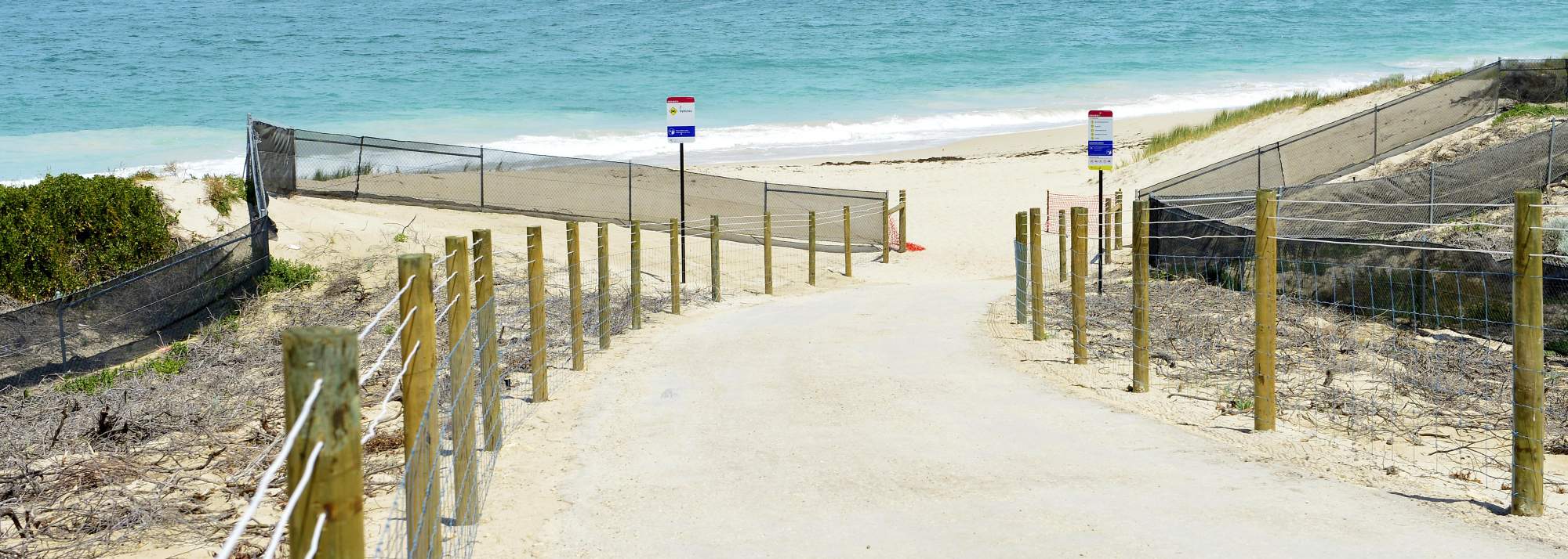 Eden Beach, Jindalee, new path to the coast