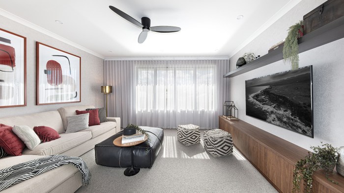 Brighton Homes The Grayson living area