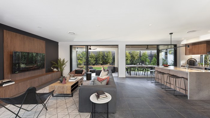 Brighton Homes The Greyson open plan living