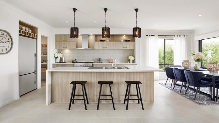 Carlisle Homes Kensington kitchen and dining