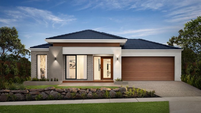 Carlisle Homes Matera single storey elevation