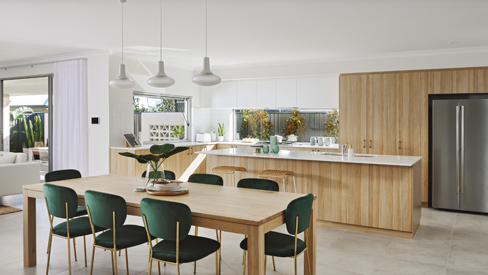 Celebration Homes The Indio kitchen and dining