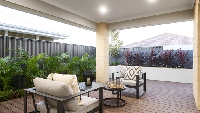 Content Living The Sanford alfresco area