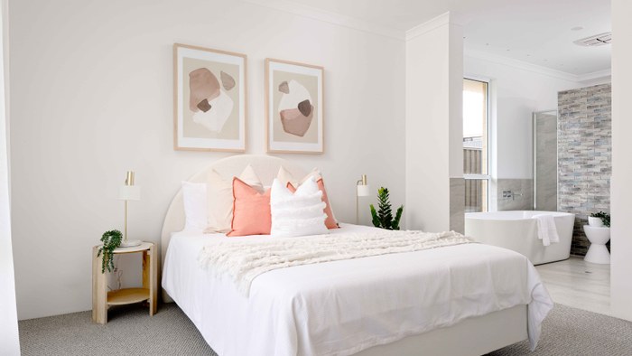 Seaside, Madora Bay, Content Living, master bedroom and ensuite