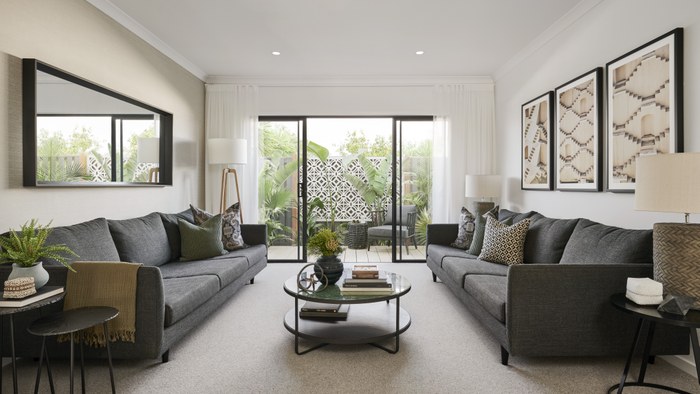 Coral Homes The Grange living area