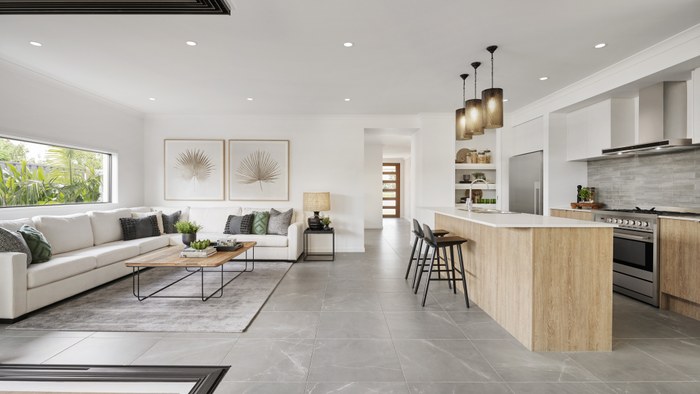 Coral Homes The Grange open plan living