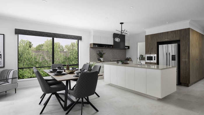 Dennis Family Homes kitchen and dining area