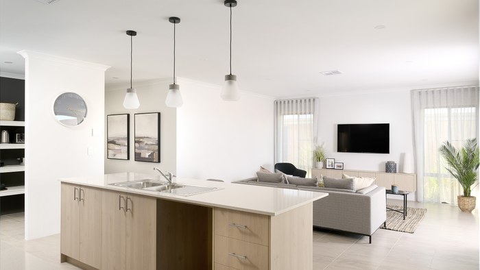 DreamStart Homes The Dallas kitchen and dining