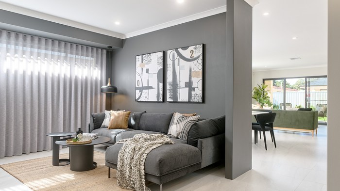 Dream Start Homes The Indiana family living space