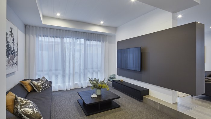 Home Group The Portland Platinum living area