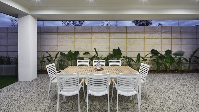 Home Group The Portland Platinum alfresco area