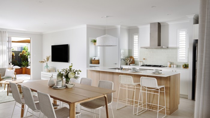 Homebuyers Centre The Cove kitchen and living area
