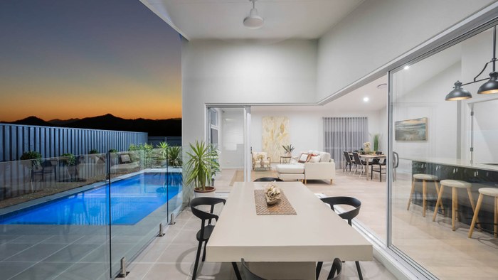Integrale Homes The Madision out door living space