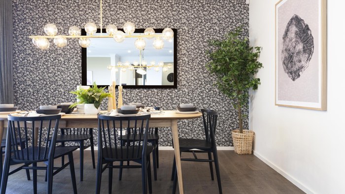 JG King Homes Carson 299 dining area