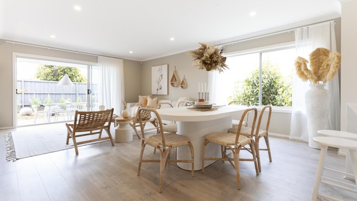 JG King Homes Melrose 262 dining and lounge room
