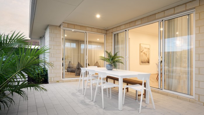 Smart Homes for Living The Grande Indie outdoor area