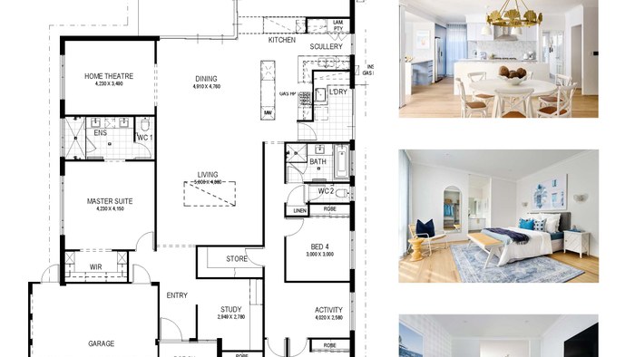 Seaside, Madora Bay, The Portland, Floorplan