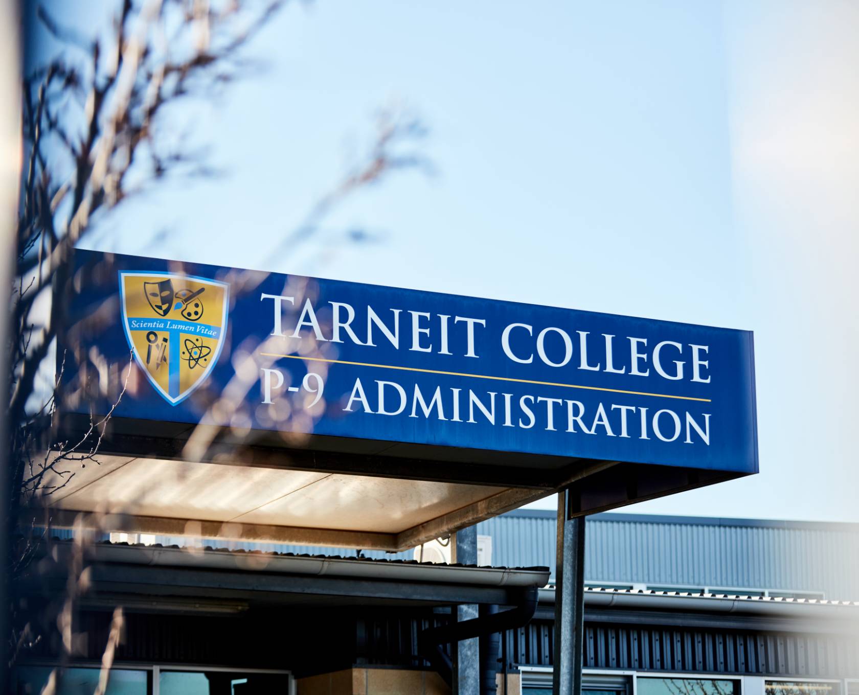 Bluestone, Tarneit Tarneit College admin signage v2.