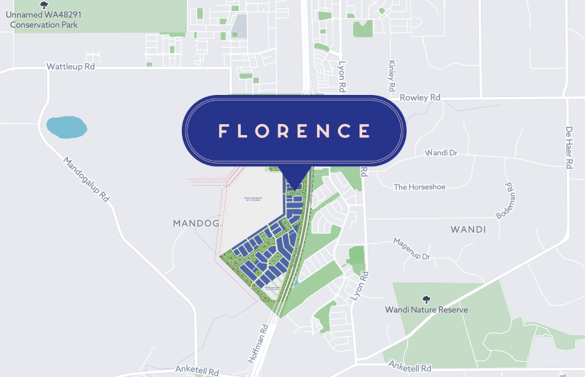 Florence, Mandogalup estate overview