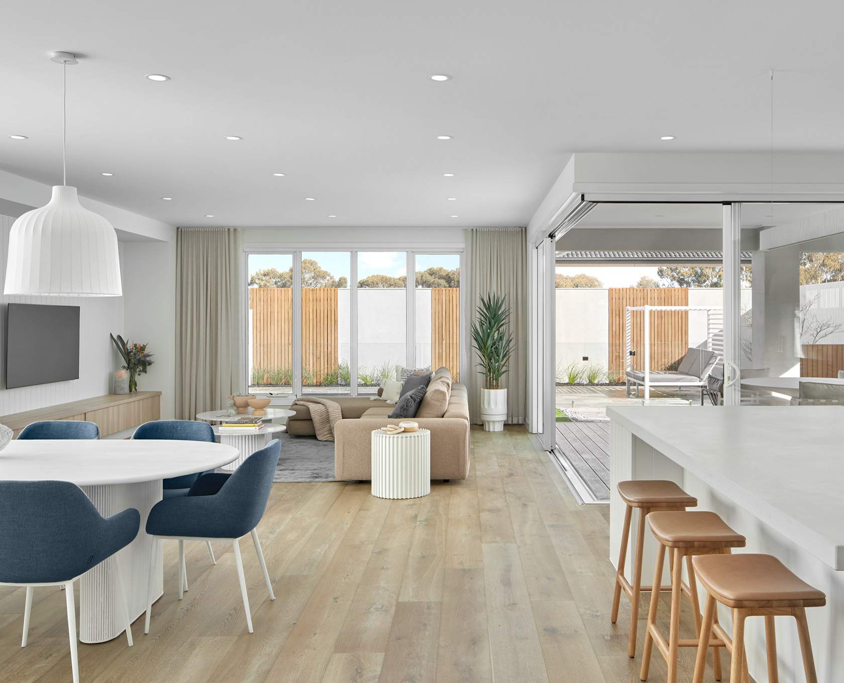 Heartford, Donnybrook house and land package, family living area.