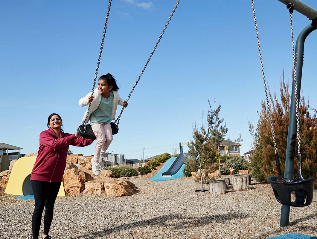 Botanical, Mickleham swing set.