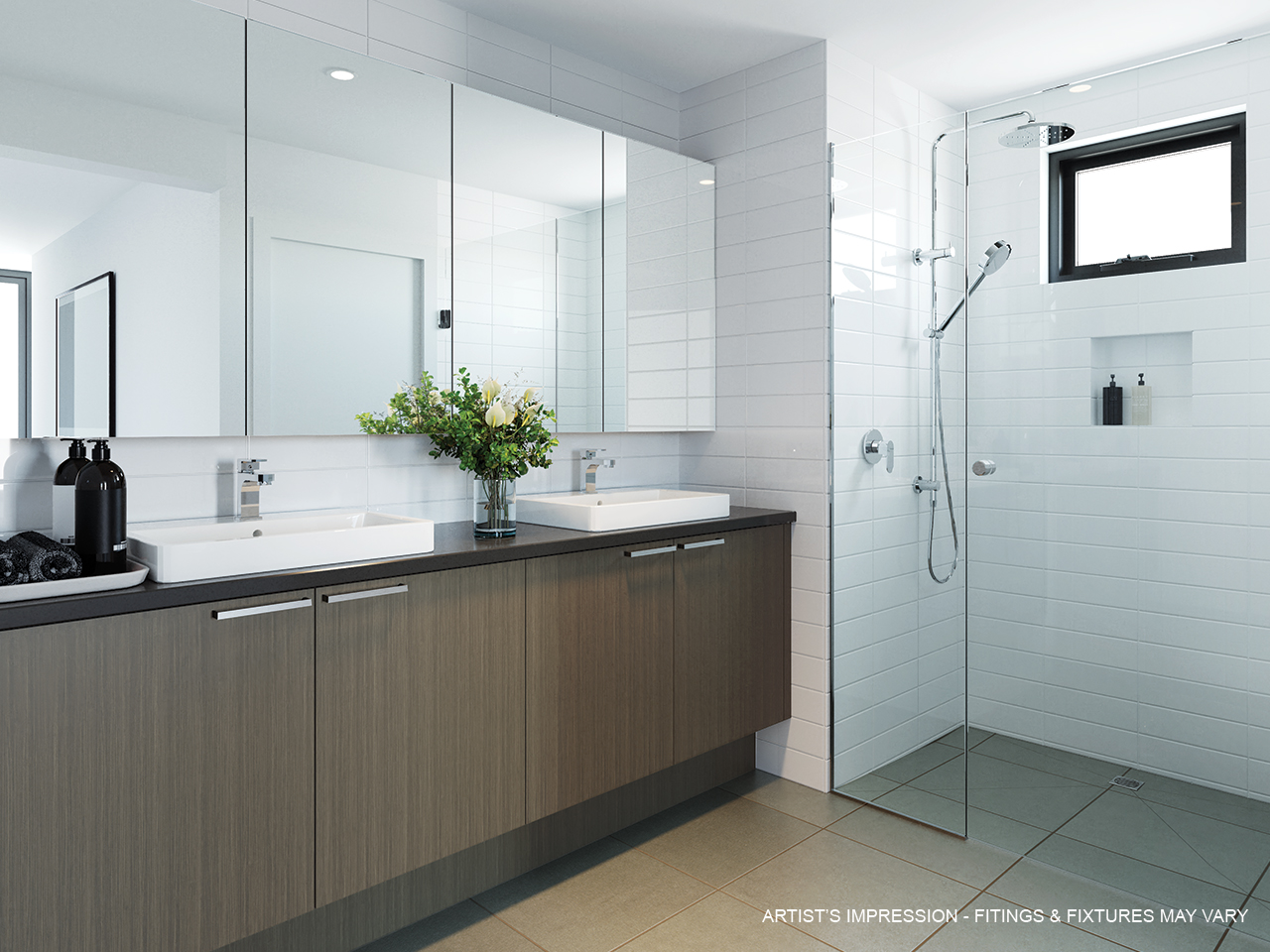 St Helena almond ensuite