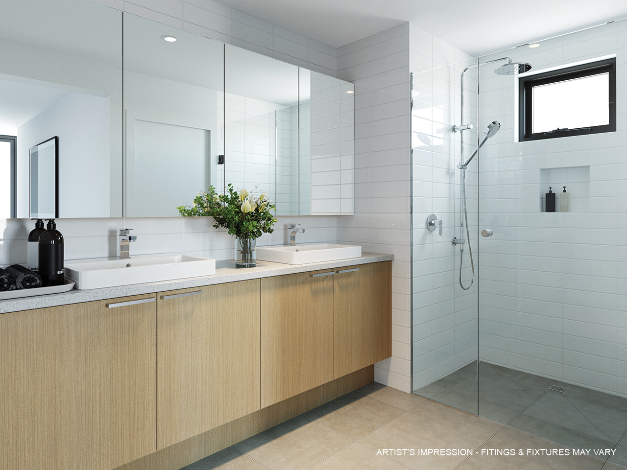 ST Helena caramel ensuite