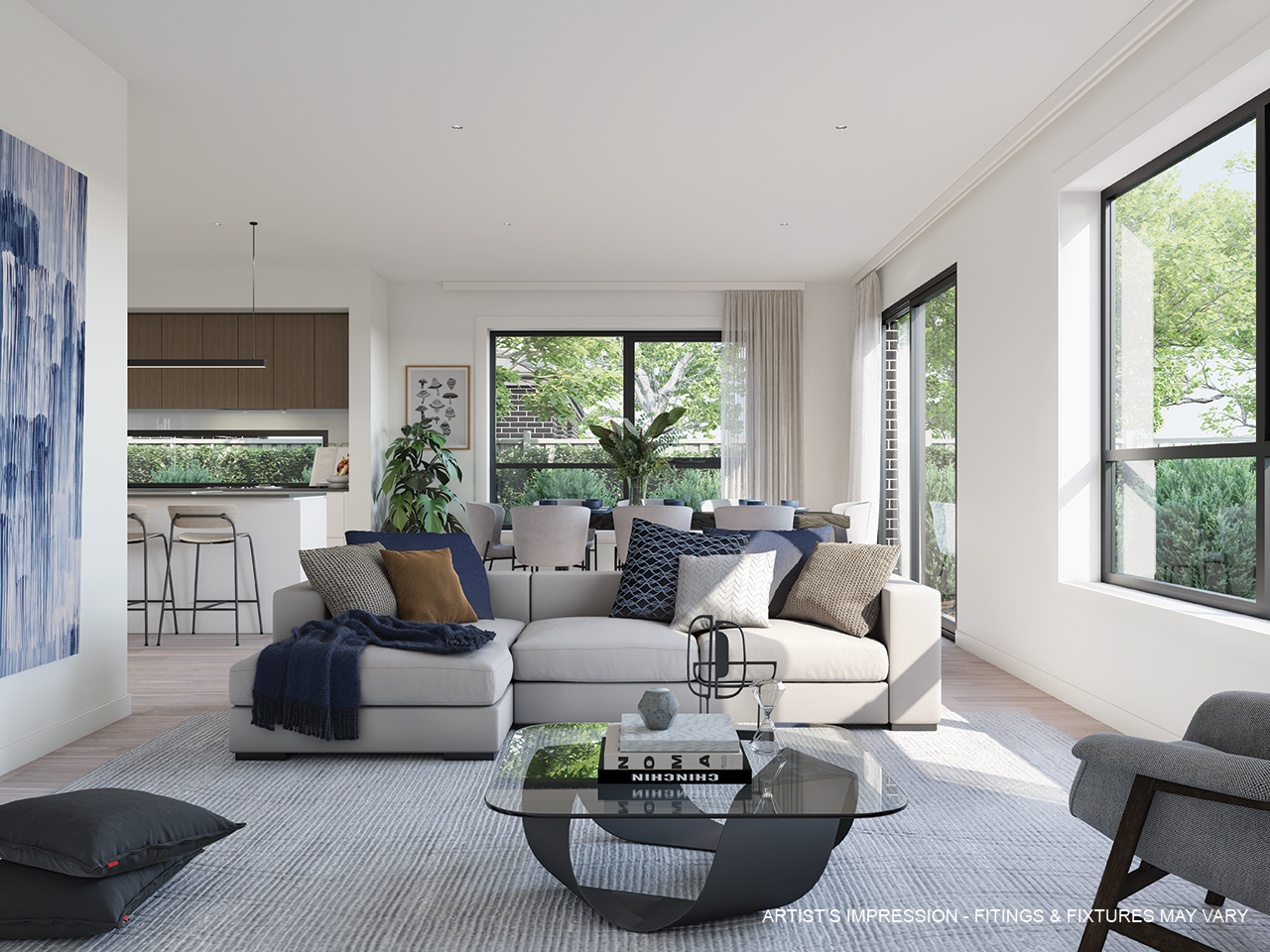 St Helena Living Pepper living room artist impression v3