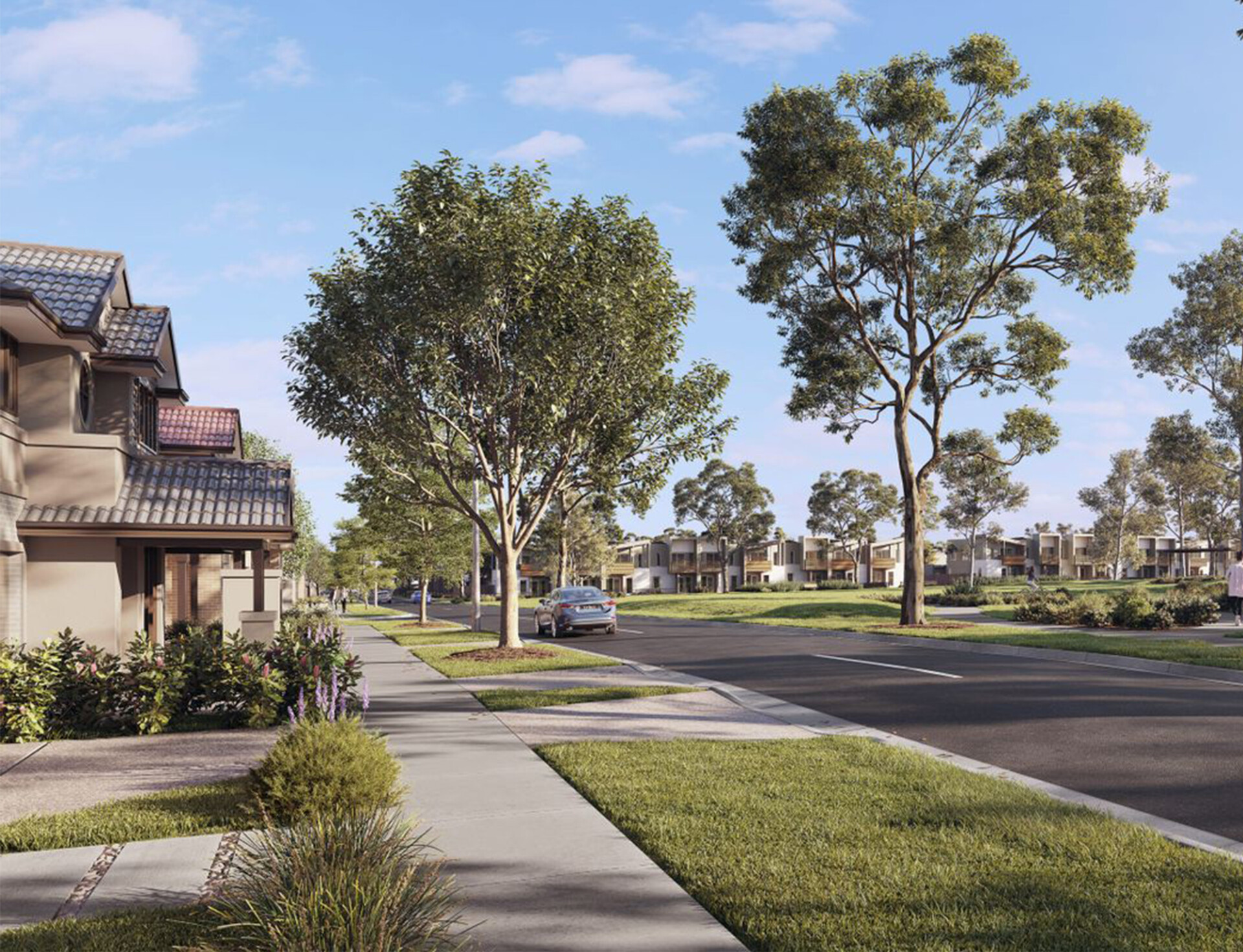 Heartford, Donnybrook artist impression of street scape.